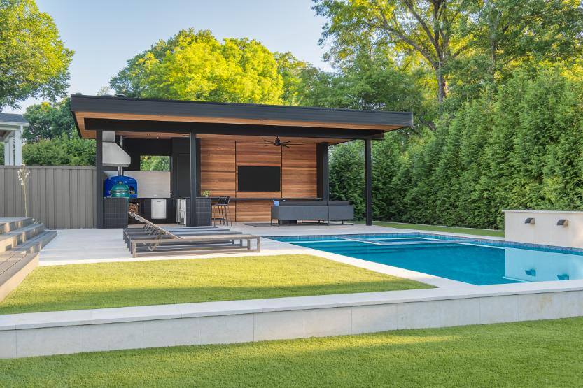 Minimalist Pool House